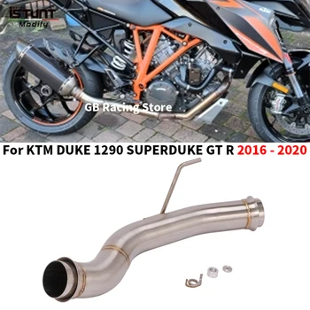 Slip On For Super DUKE 1290 GT KTM 1290 2016 - 2020 Motorcycle Exhaust Systems Espace Moto Modify Connect Original Muffler Pipe