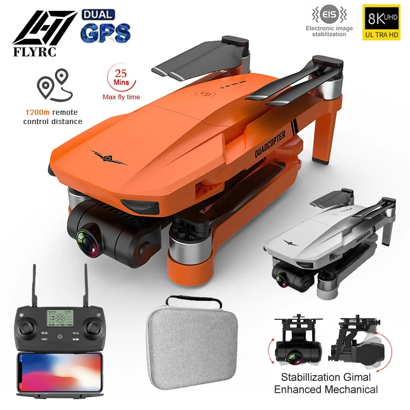 Kf102 Gps Drone 4k Profesional 8k Hd Camera 2axis Gimbal Antishake