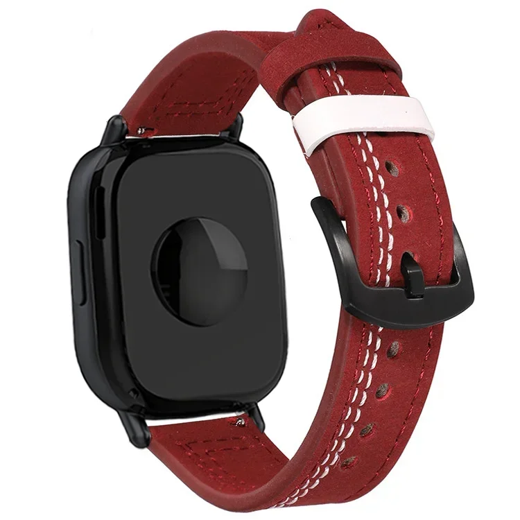 Premium Leather Loop Watch Strap - Stylish Replacement Wristband Bracelet, 20mm/22mm Accessory
