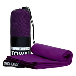 Ultra - Absorbent Quick - Dry Microfiber Sports Towel - 76x152cm (Purple)