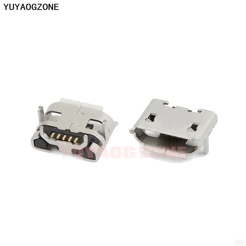 

200PCS/Lot Micro USB 5 Pin Ox Horn Female Usb Charge Jack Port Socket Socket Mini Charging Connector