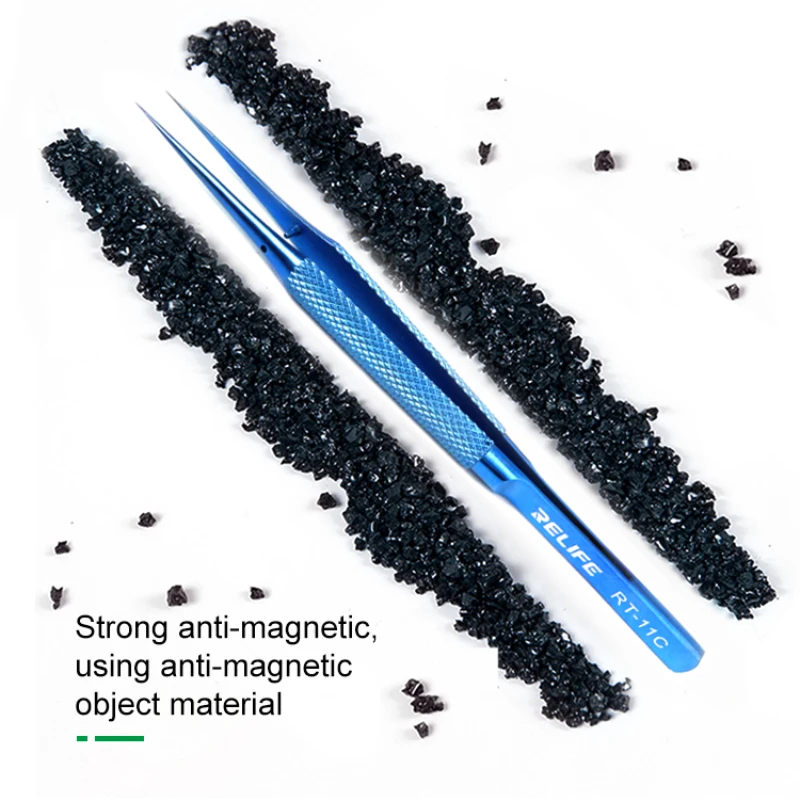 Titanium Alloy Tweezers Professional Maintenance Tool 0.15mm Edge Precision Fingerprint Tweezers Apple Main Board Copper Wire precision tweezers,tweezer tool