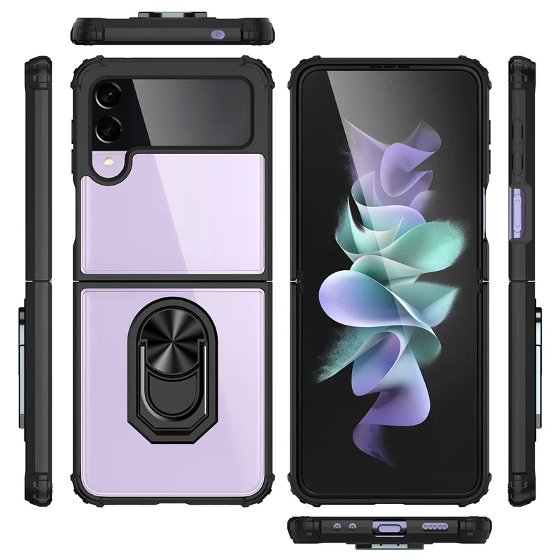 Custodia Per Samsung Galaxy Z Flip 4 Z Flip 3 Custodia Antiurto Pieghevole Cool Cover Per Galaxy Z Flip4 Z Flip3 Cover