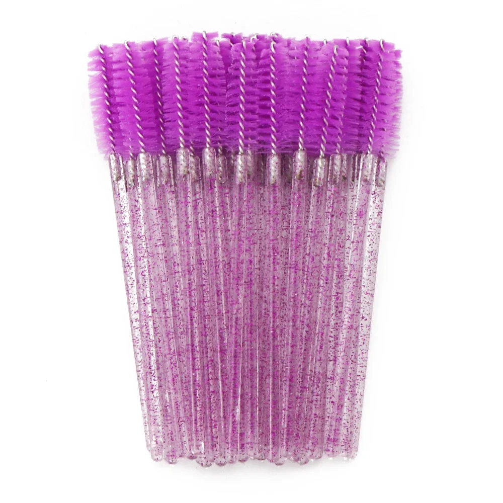 50/500pcs Disposable Eyebrow Eyelash Brushes Wands Eyelash Spoolies Applicator for Eyelash Extension Makeup Tool Wholesale