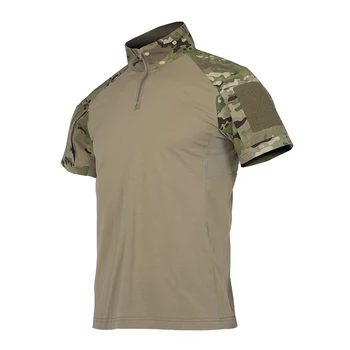 Outdoor Sport Camo camicie Tees Mens traspirante Tactical CP Camouflage Combat Shirt abbigliamento da caccia top abbigliamento da allenamento T Shirt