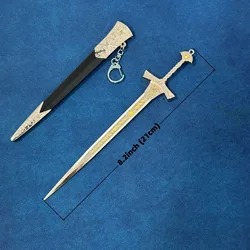 Exquisite 8.6 - Inch Metal Elden Ring Katana - Authentic Japanese Samurai Sword Replica (Miquellan Knight s )