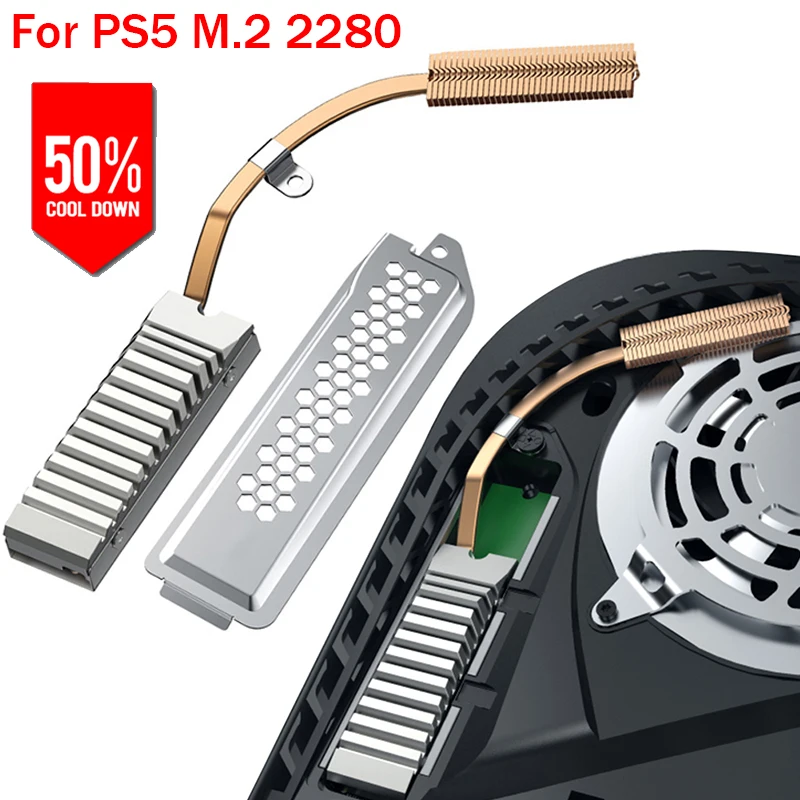 Dissipador-M-2-SSD-NVMe-com-Almofada-De-Silicone-T-rmica-para-PS5-Slot ...