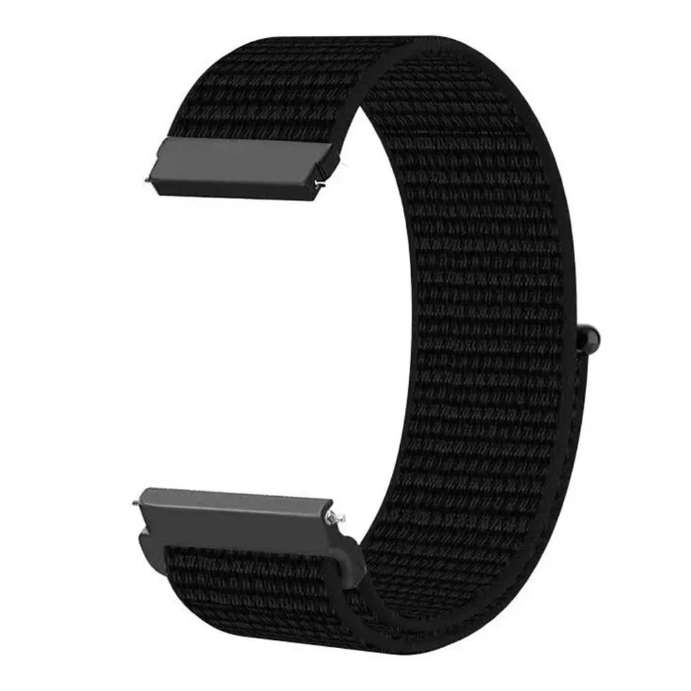 Nylon Loop Adjustable Watch Strap, 20mm/22mm, Multiple Colors Available