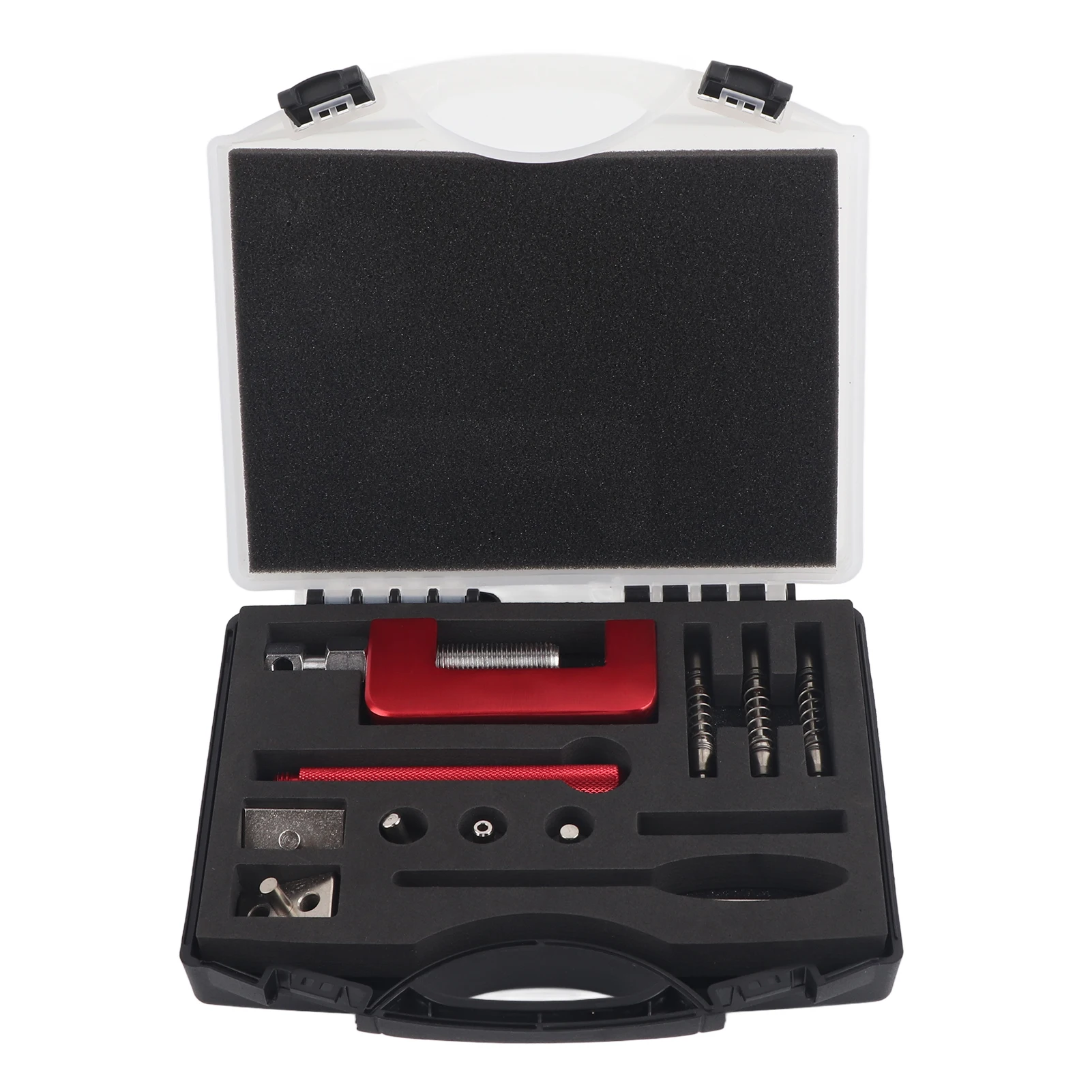 12 Pcs Universal Motorcycle Chain Cutter Breaker Riveting Tool Set Storage Box For ATV Dirt Bike