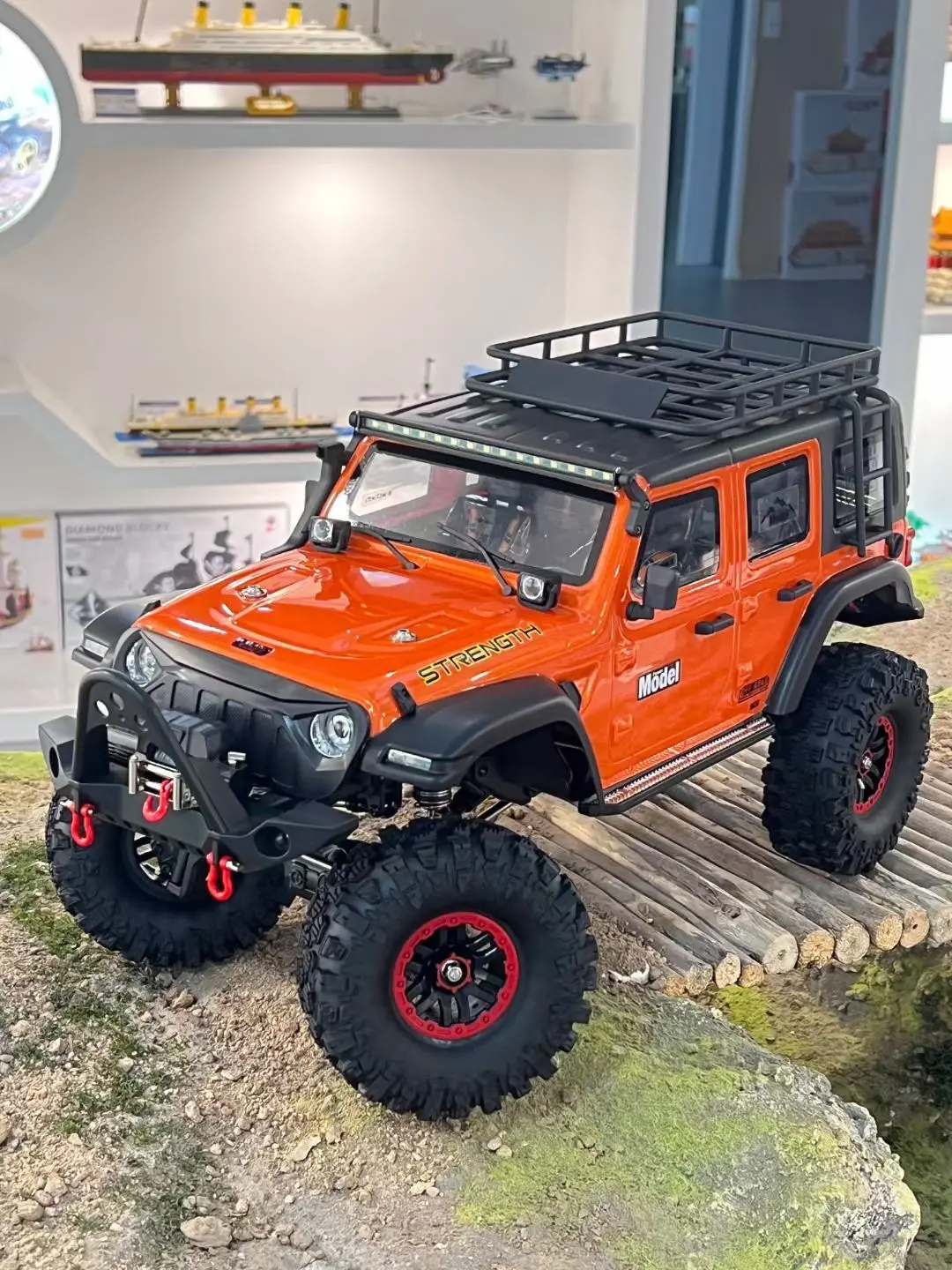 Wltoys-wrangler 4x4 rcカー、プロの登山車、高速、リモート