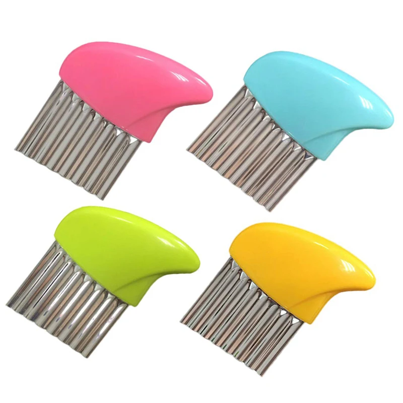 Potato Wavy Cutter Stainless Steel Potato Chips Slicer French Fry Cutter Knife Vegetable Cutting Tools Kitchen Gadgets