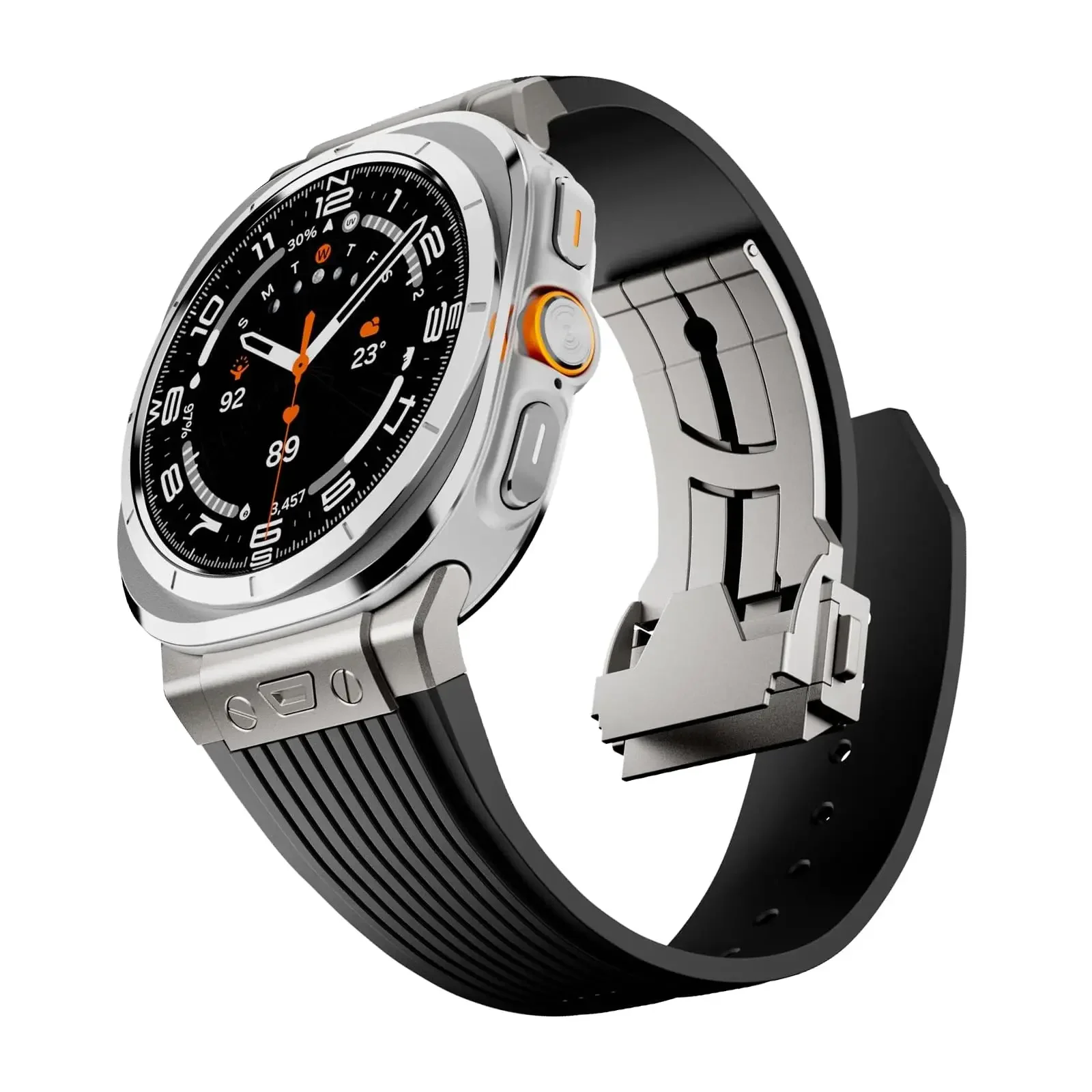 Luxury Men's Stainless Steel Band for Galaxy Watch Ultra 47mm