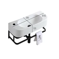 อ่างล้างหน้าเซรามิกติดผนัง, อ่างล้างหน้าระเบียง, อ่างแขวน, อพาร์ทเมนต์ขนาดเล็ก, อ่างยึด, อ่างล้างมือแขวนผนัง 6