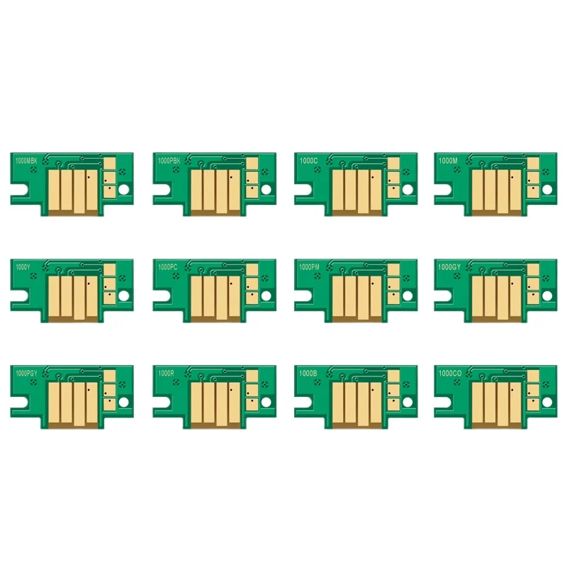 PFI 1000 Chips Permanent For Canon PFI-1000 PFI1000 Ink Chip For Canon imagePROGRAF PRO-1000 PRO1000 Printer Auto Reset Chips