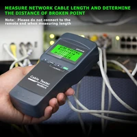 Noyafa NF-8108M Cable tracker Professional Network Cable Tester LCD Display Measure Length Wiremap Tester Network Tools 2