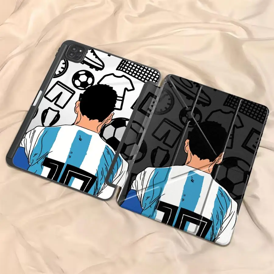 Soccer-Themed Tablet Case with Number Holder