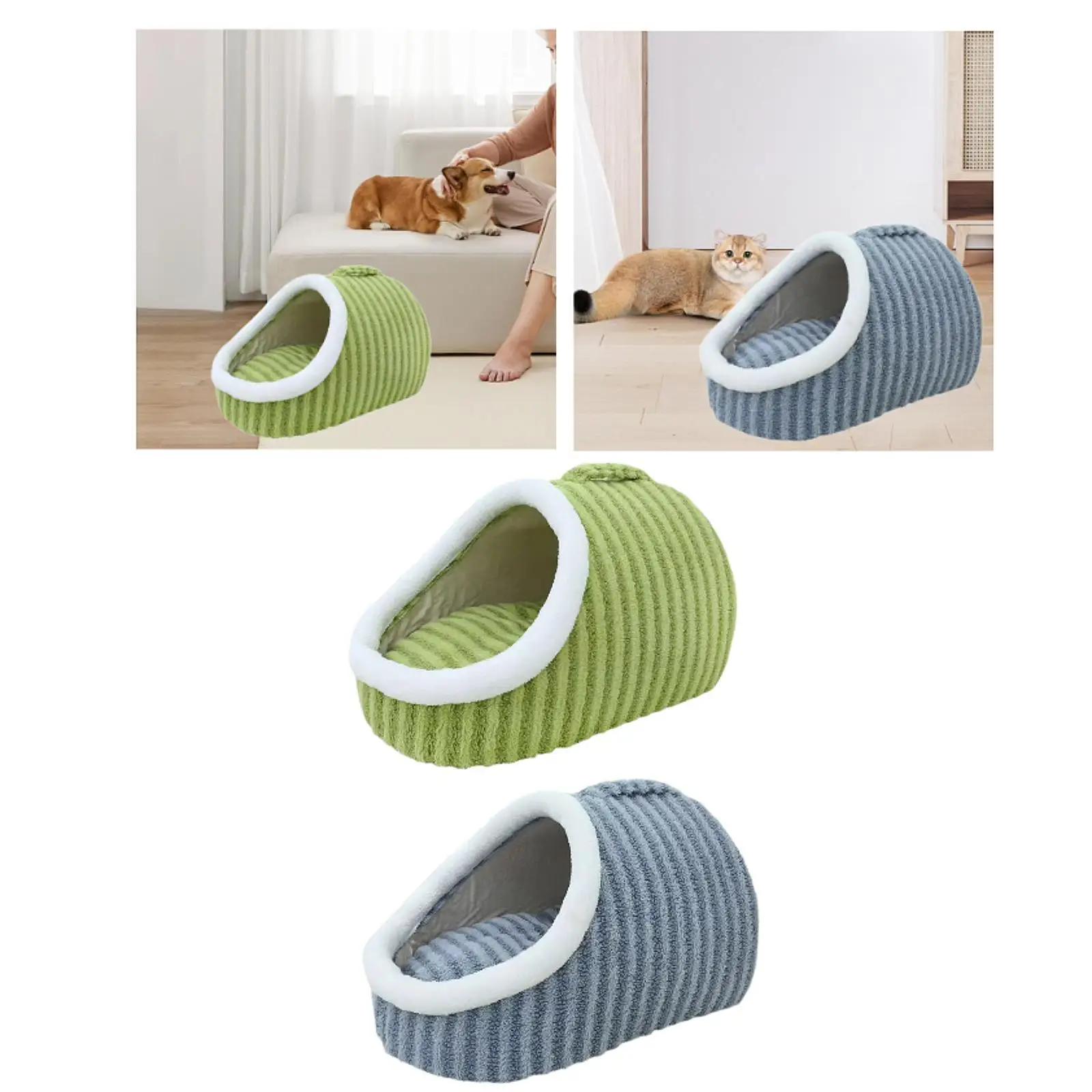 Portable Dog House Cat Nest Soft Self Warming Cozy Slippers Shape Cat Nest Puppy Cave Soft Kennel Bed for Floor Winter Puppy Portable Dog House Cat Nest Soft Self Warming Cozy Slippers Shape Cat Nest Puppy Cave Soft Kennel Bed for Floor Winter Puppy