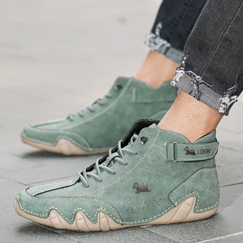 Men Sneakers Outdoor Boots Chelsea Boots Men Leather Boots Men's casual sports shoes luxury designer shoes comfortable ankle boots fashionable and comfortable high top men