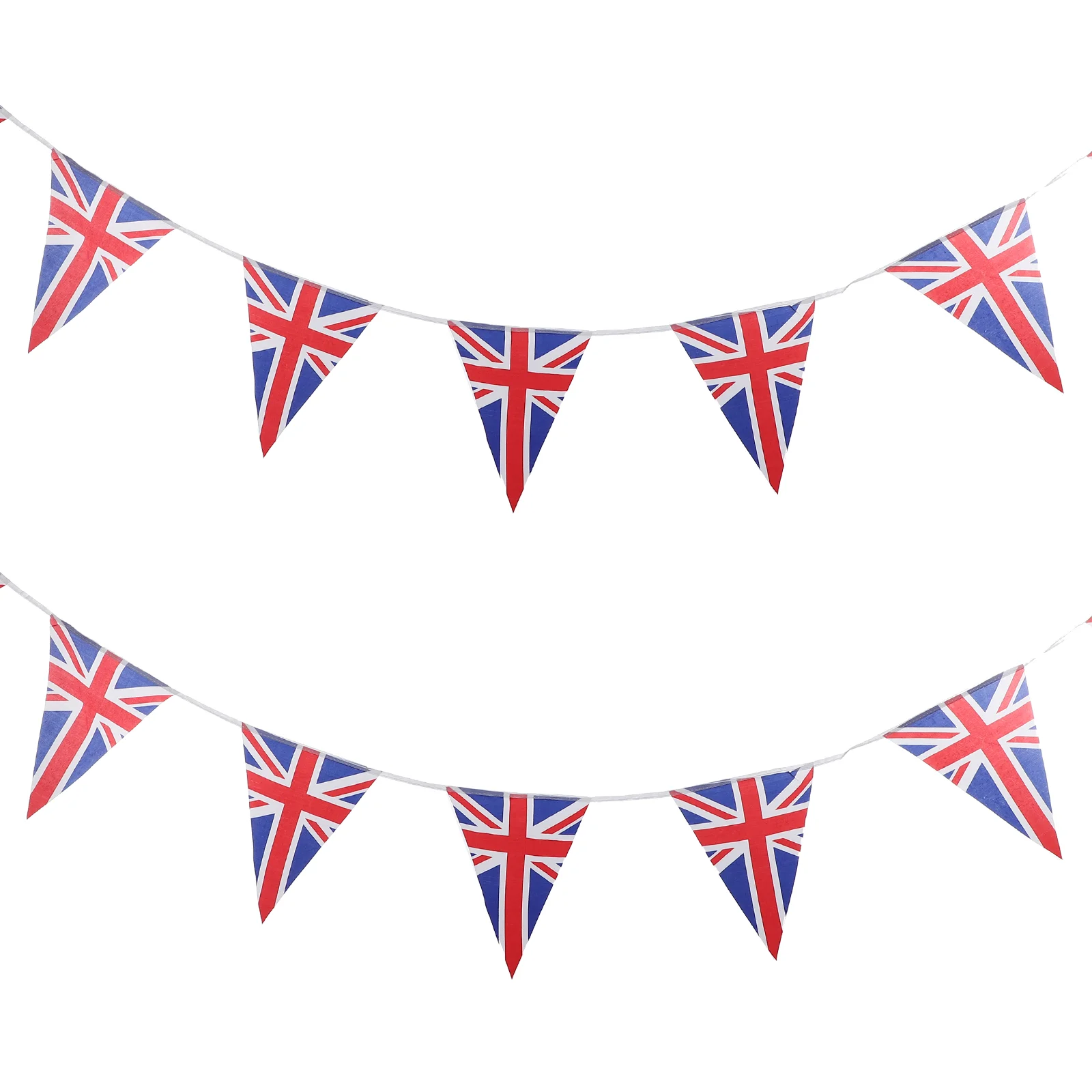 

British Flag String National Country Flags Party Scene Layout Bunting Pendant UK Hanging Banner Home Decor Polyester Festival