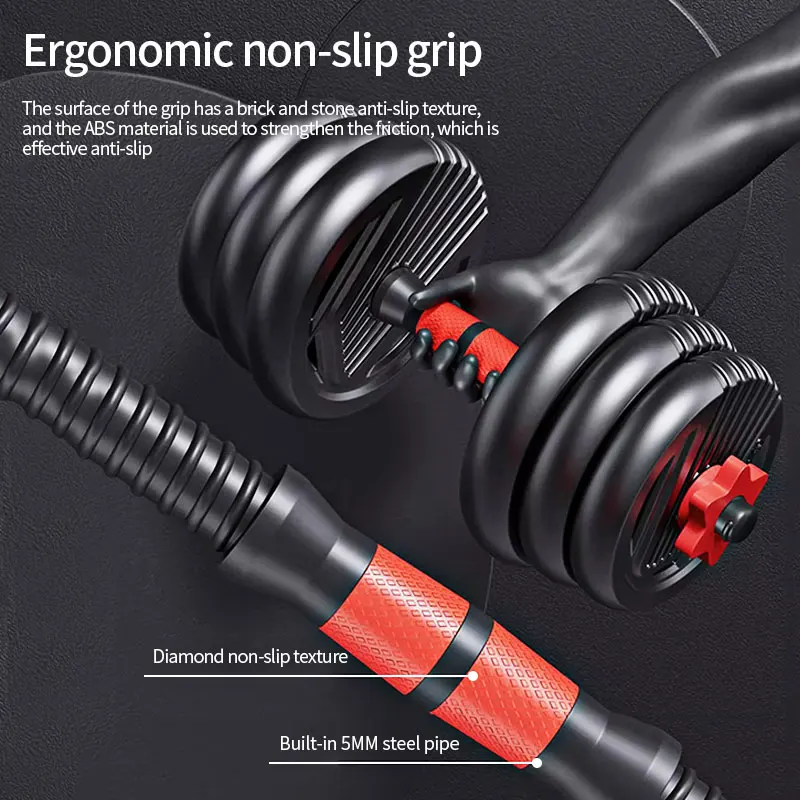 4-in-1 adjustable weight dumbell set 5
