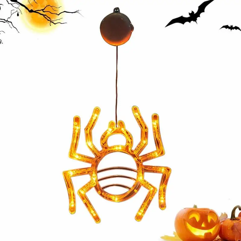 

Window Lights For Halloween LED Battery-Operated Indoor Lights Decorative Tool With Suction Cups For Balconies Walls Doors