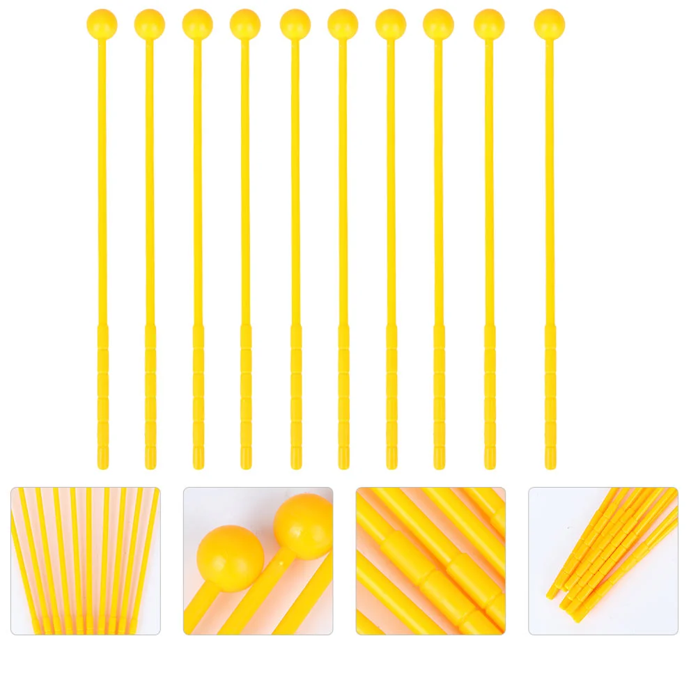 12 Pcs Drum Kit Hammer Stick Child Sticks Mallets Plastic Kids Early Education Drum Kitsticks Handheld drum sticks