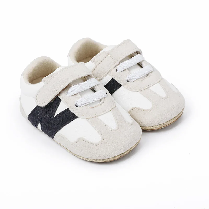 Newborn Baby Classic Sneakers Letters Splicing Baby Casual Shoe Anti-slip Hundred Walking Boys Girls Shoes 0-18 Months sneakers shoes