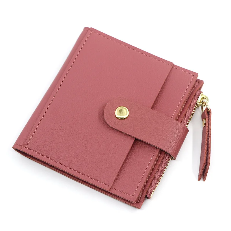 New Fashion Unisex Faux Leather Fold Design Multiple Card Slots Credit Card ID Business Card Holder