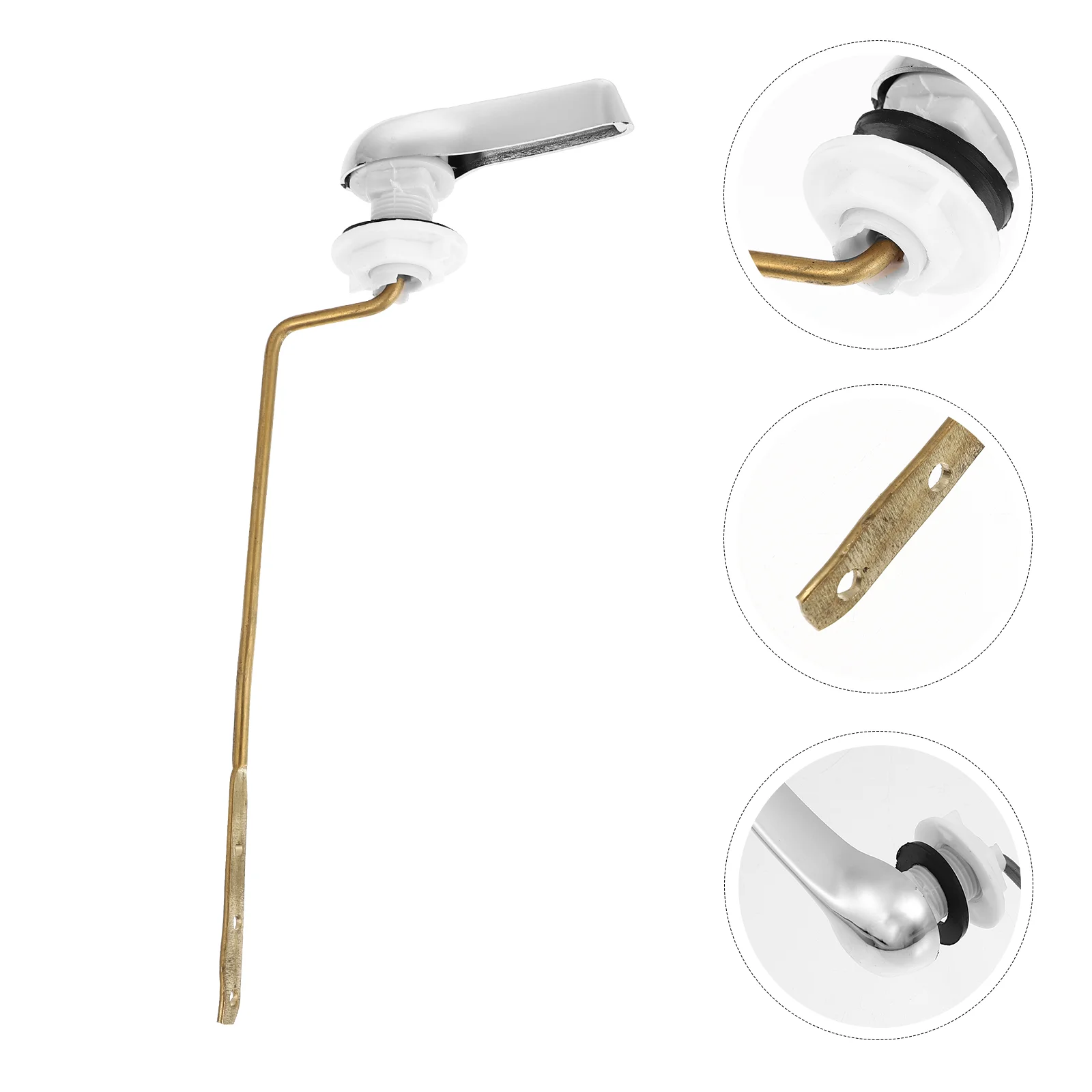 

Toilet Flush Handle Replacement Fits Side Mount Toilet Tank Lever Handles