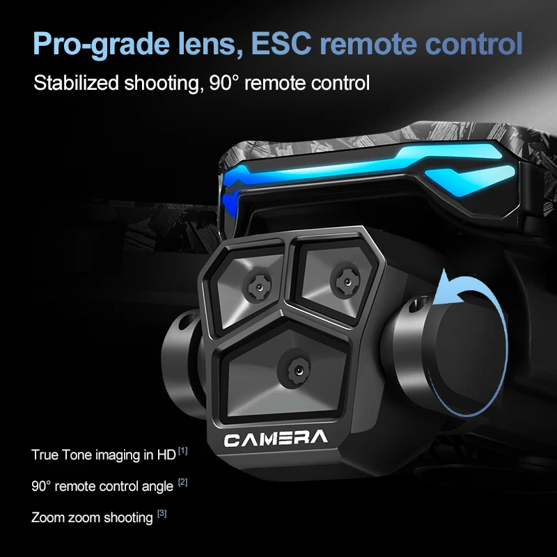 New D13 FPV Drone 4K Professional HD 360° Dual Cameras 5G WIFI Brushless Motors Obstacle Avoidance Foldable Quadcopter Dron Toys