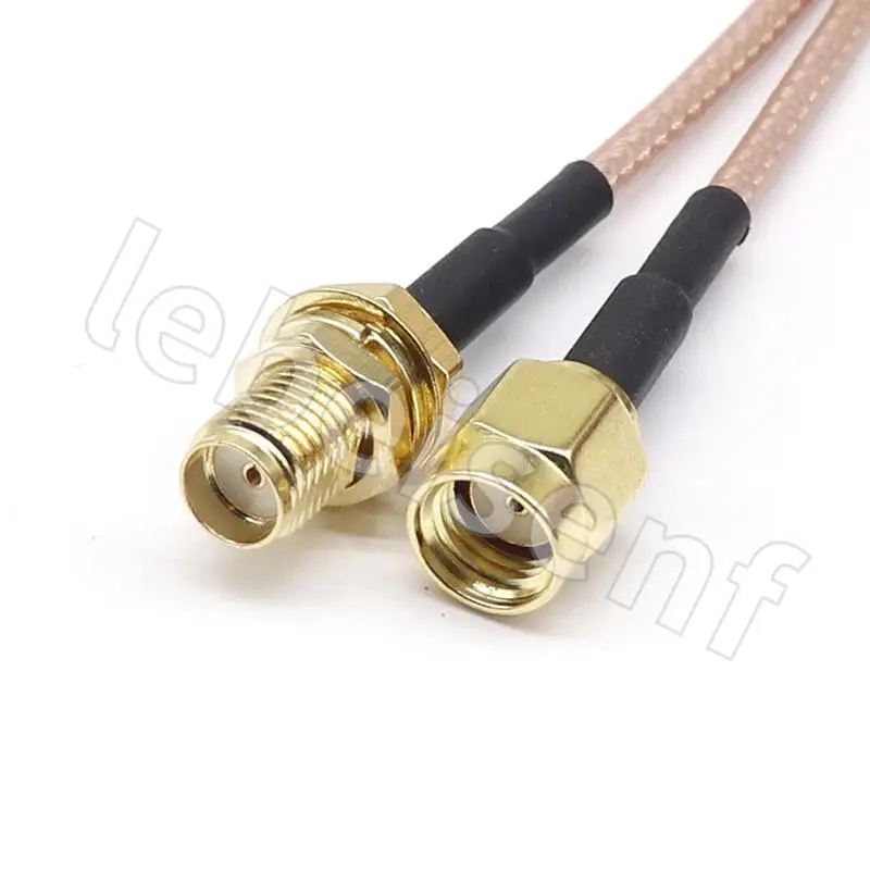Antenna Extension Cable Antenna Extension Cable SMA-JK SMA male to female inner screw inner hole to outer screw needle RG316 adapter cable