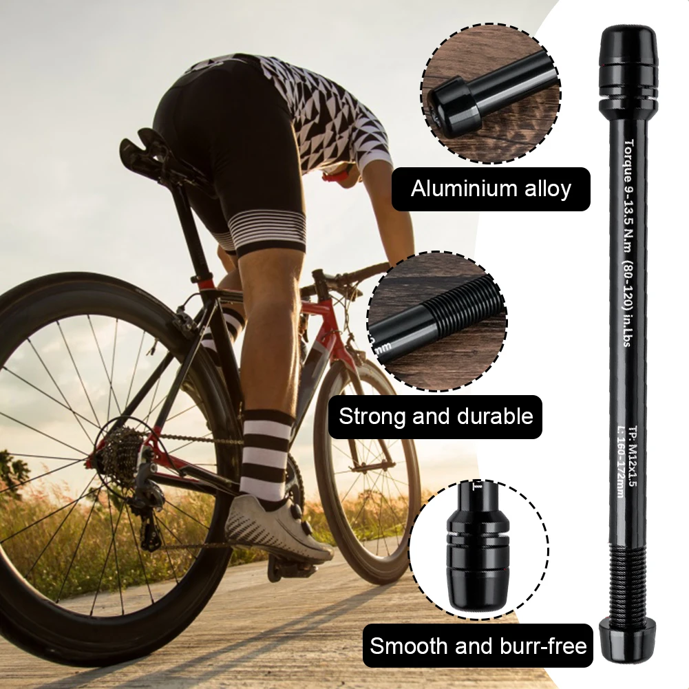 Aluminum Alloy Bike Thru Axle Rear Fork Shaft Skewer