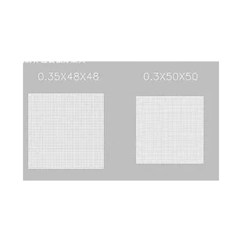 Amaoe Universal Multi-Function IC BGA Reballing Stencil 0.3 0.35 0.4 0.5 Parallel 45 Degree Hole Misaligned Hole Plant Net Tools