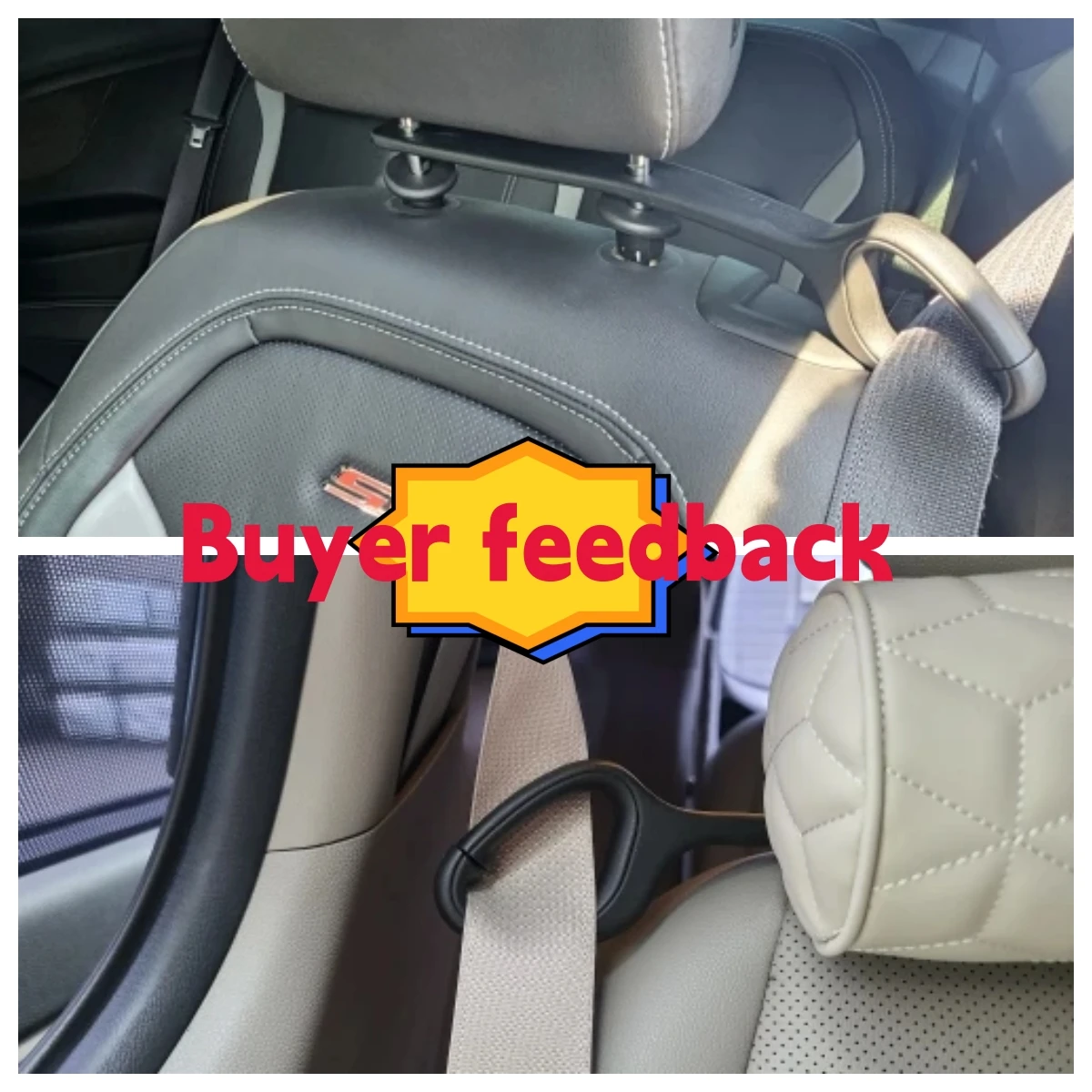 Extension de support de ceinture de sécurité avant pour Ford Mustang,  crochet de guidage, EcoBoost, accessoires de voiture, 2 pièces, 2015, 2016,  2017, 2018, 2019, 2020, 2021 - AliExpress