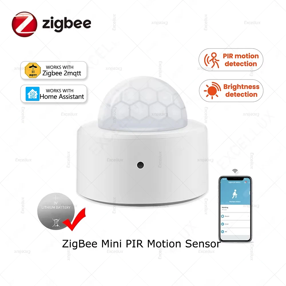 ZigBee Mini PIR Motion Sensor Smart Human Body Infrared Detector Home Automation Security Alarm Sensor Works With Home Assistant pir motion sensor,motion sensor,motion sensor switch,infrared detector sensor