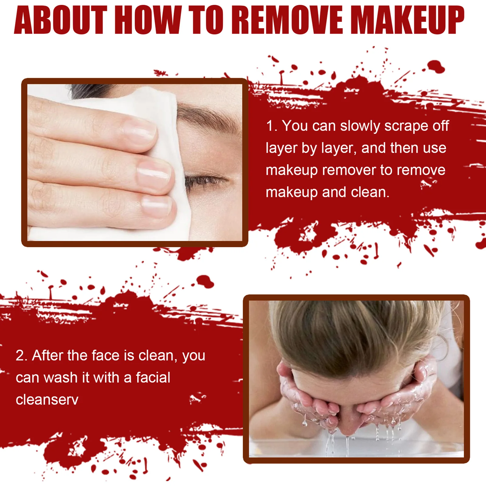 Halloween Fake Scar Makeup Kit - Horror Cosplay Skin Wax  Plasma Tool