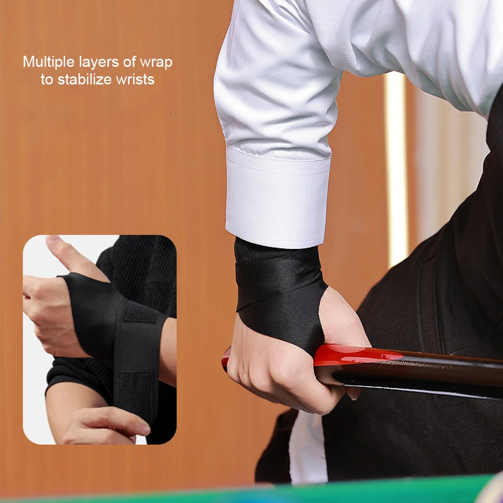 Billiards Glove Wrist Trainer Improve Billiards Skills Portable Snooker Wristband for Outdoor Adults Practice Women Men Training