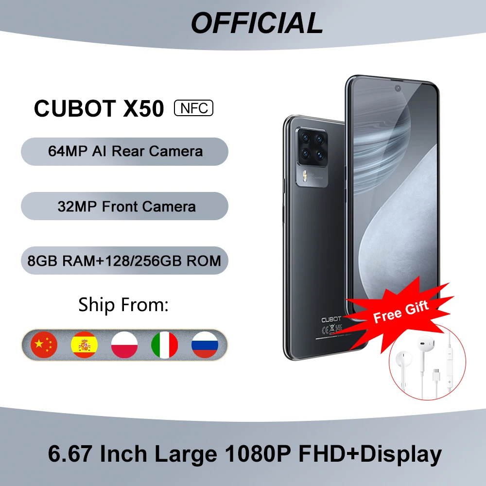 Celular Cubot P80 Dual Sim 256 Gb Global 8 Gb Ram 5200mah Android