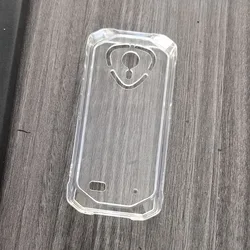 Transparent Black TPU Protective Silicone Phone Case - Soft and Durable Back Cover Shell for Kingkong Mini 4 (Transparent)