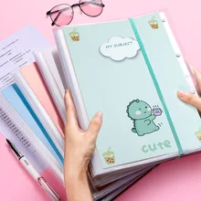 

Cute File Folder for Document Organizer Bag Display Book Waterproof 40 Pages School Stationery Supplies Desk Office Accessories