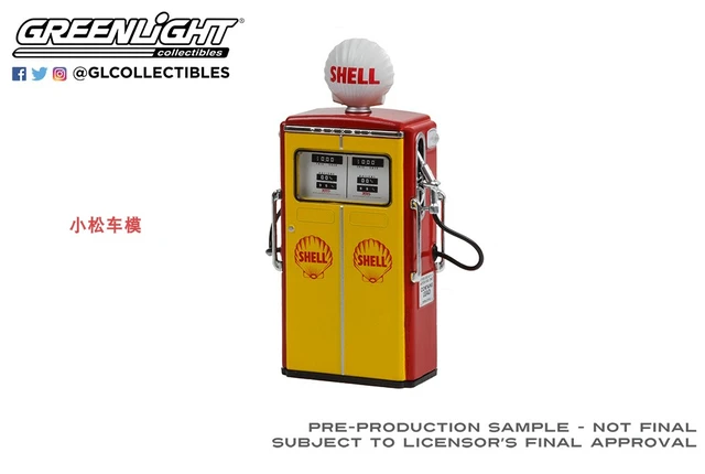 Greenlight-子供用ダブルポンプ合金モデルカー、ダイキャストメタル 