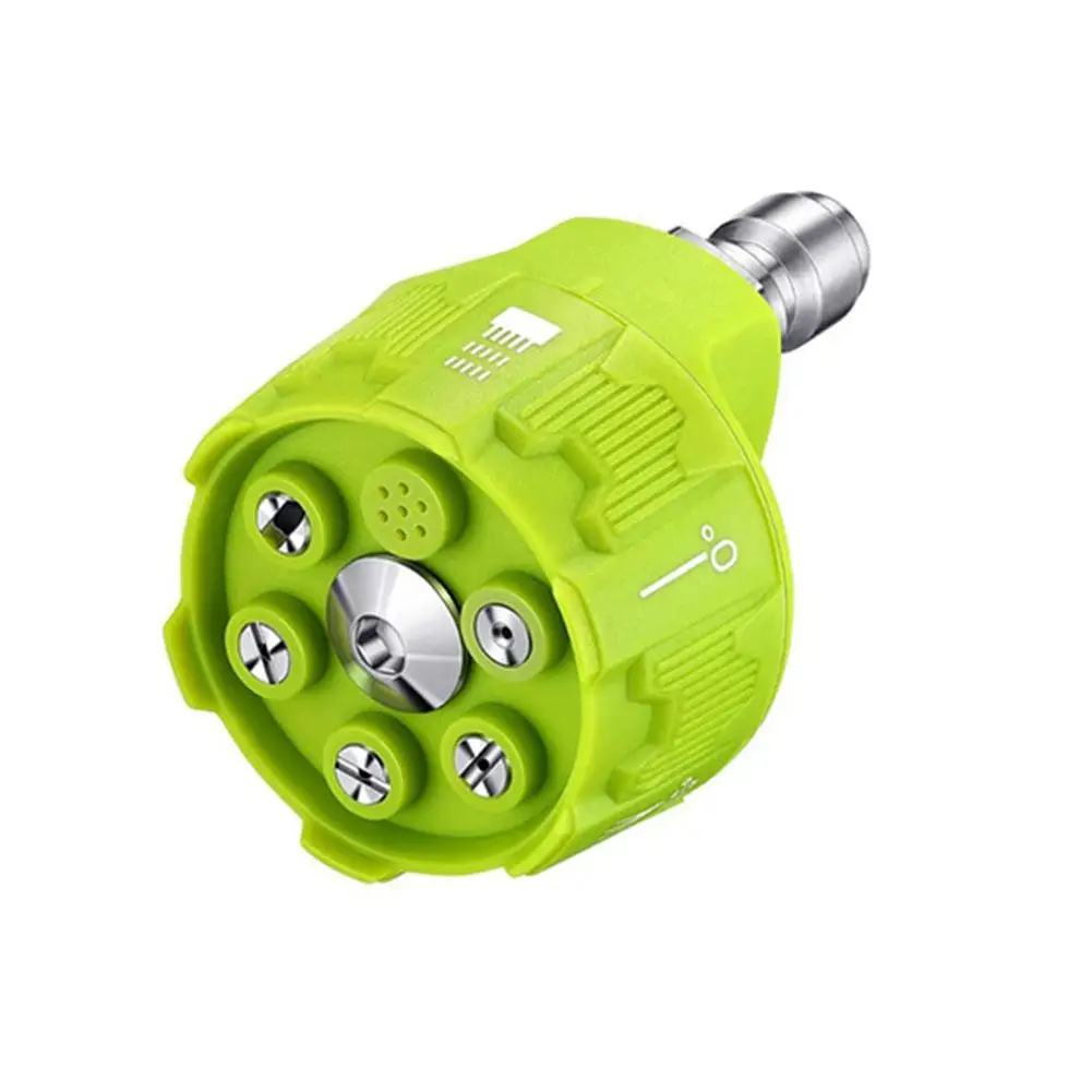 Full view of the 6-in-1 pressure washer nozzle