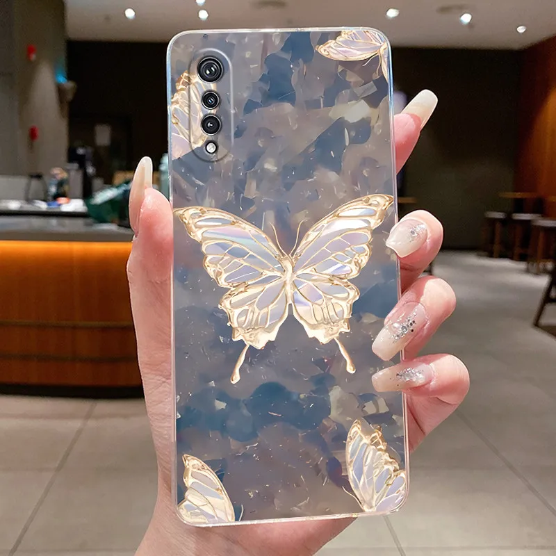 Elegant Butterfly Bow Transparent Soft TPU Phone Case - Protective Thin Silicone Cover
