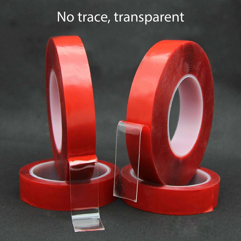 Clear Double-Sided Tape  Strong, Permanent Adhesive for Various