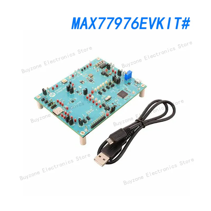 

MAX77976EVKIT# Evaluation kit, MAX77976, power management, lithium-ion battery charger