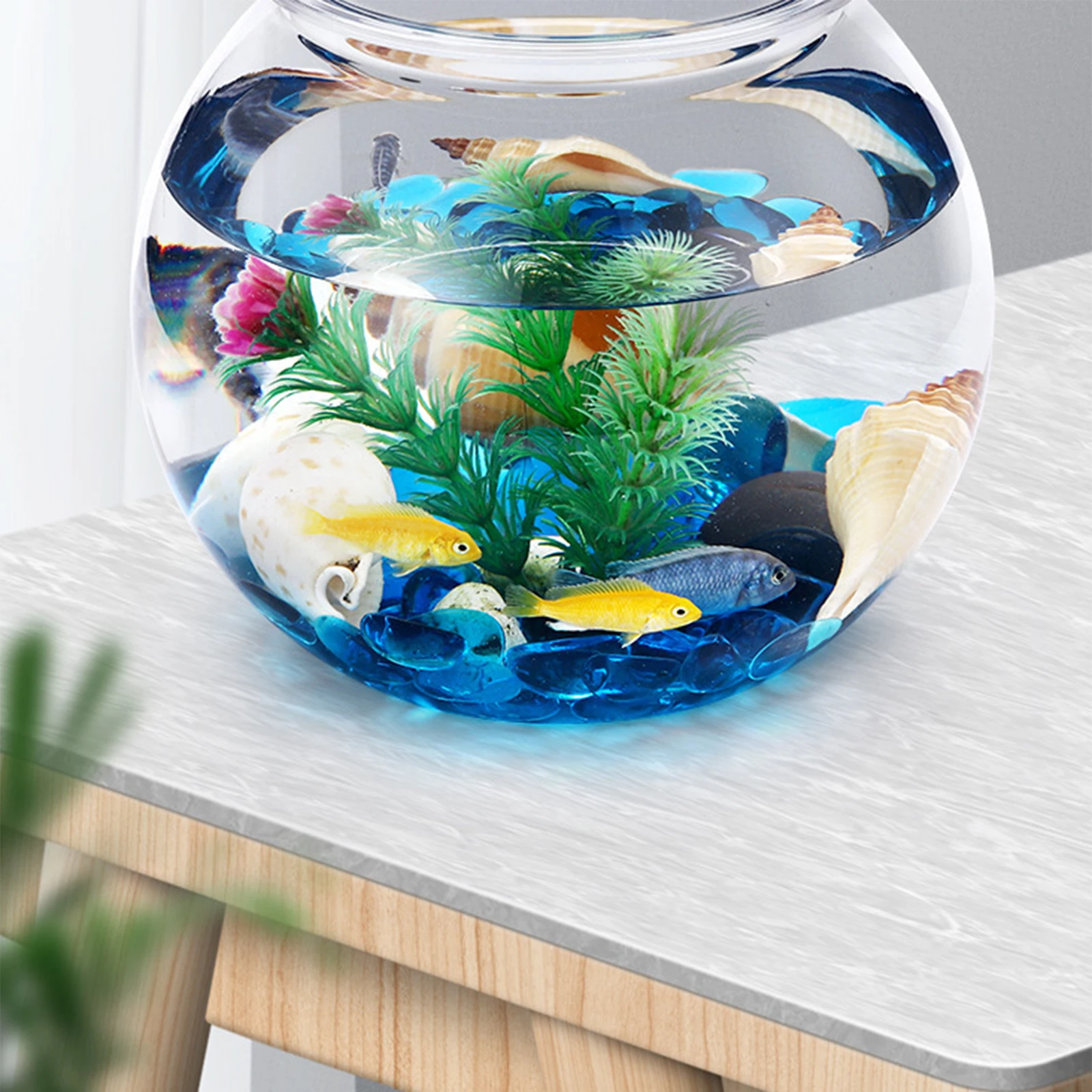 Round Fish Bowl Fish Bowl Vase Tabletop Fish Bowl, Decorative