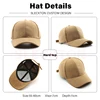 SLECKTON DIY Custom Embroidery Caps Fashion Suede Baseball Cap for Women and Men Brand LOGO Design Print Hats Unisex Wholesale 2