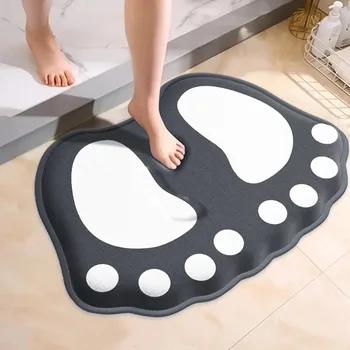Cartoon Flannel Floor Mat 1