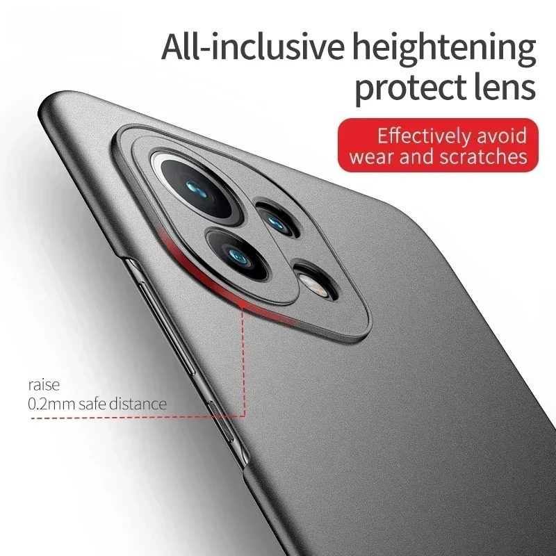 Shockproof Ultra Slim Matte Hard Plastic Back Cover