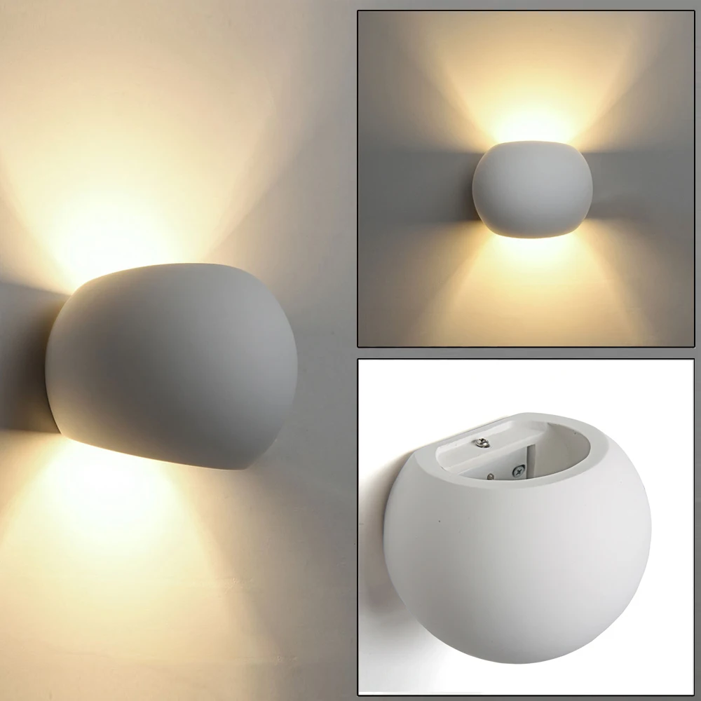 

Modern LED Wall Lamp G9 5W Gypsum Wall Light Sconces Indoor Bedside Bedroom Living Room Decor Illumination Home Kitchen Lighting